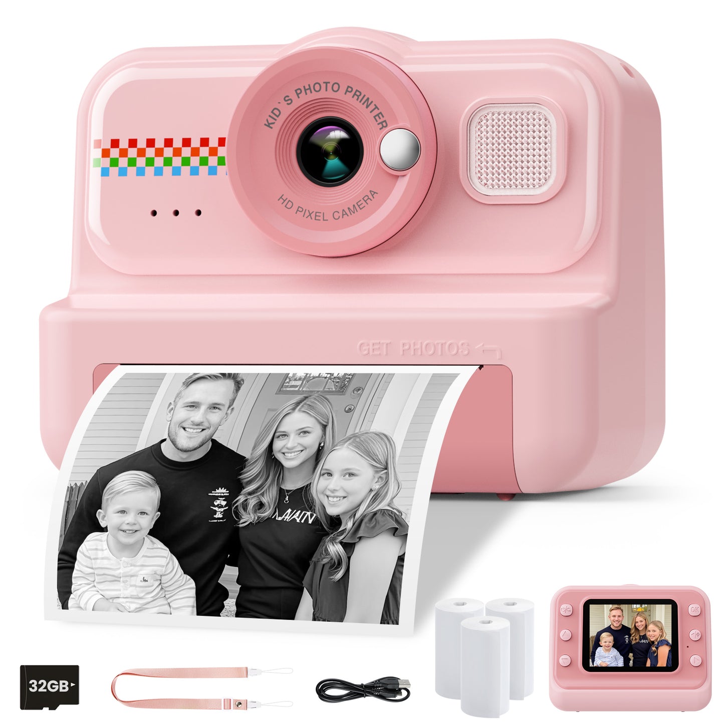 Kids Instant Camera-U8