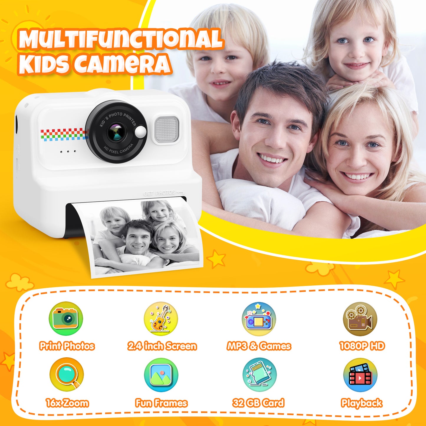 Kids Instant Camera-U8