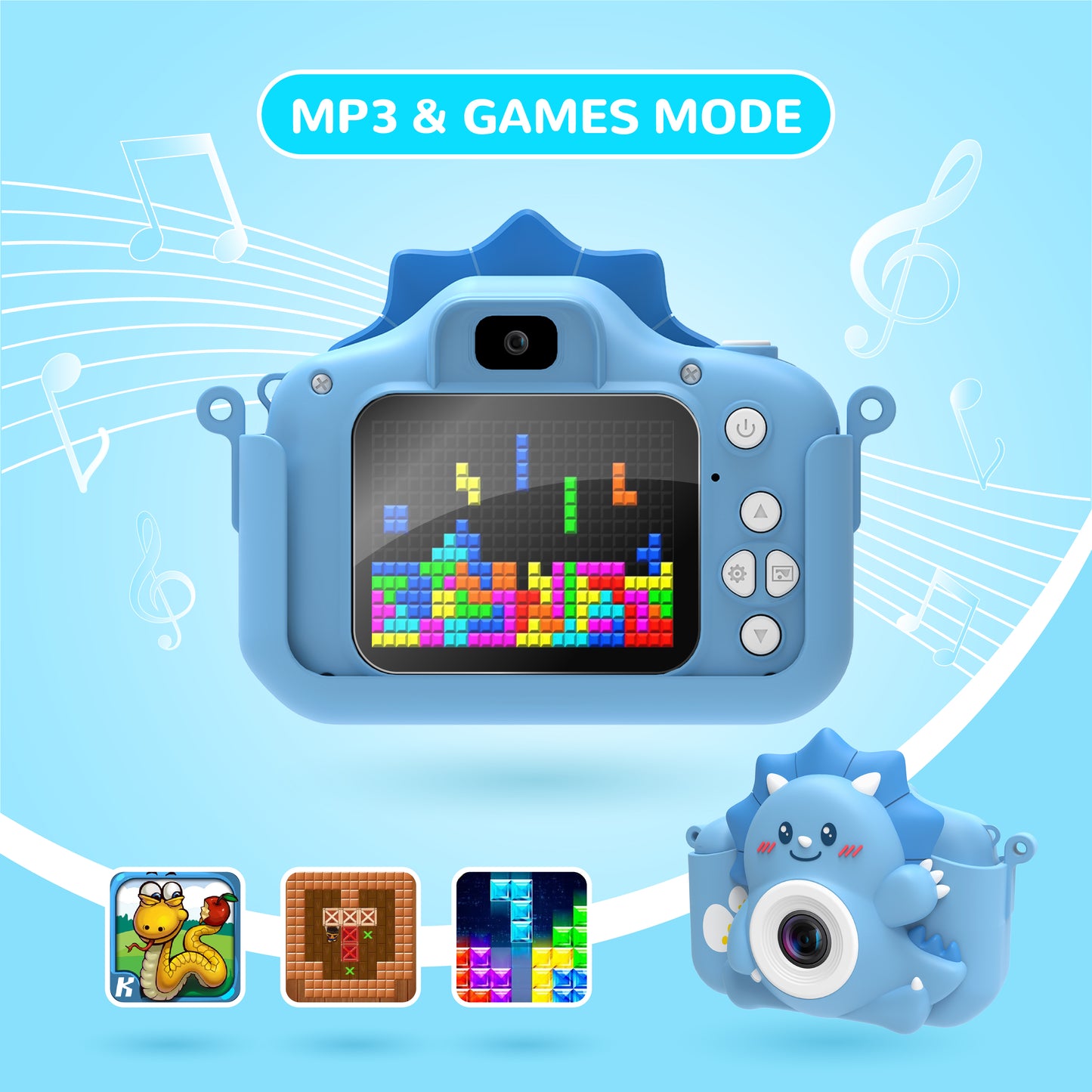 Kids Digital Camera - Dinosaur