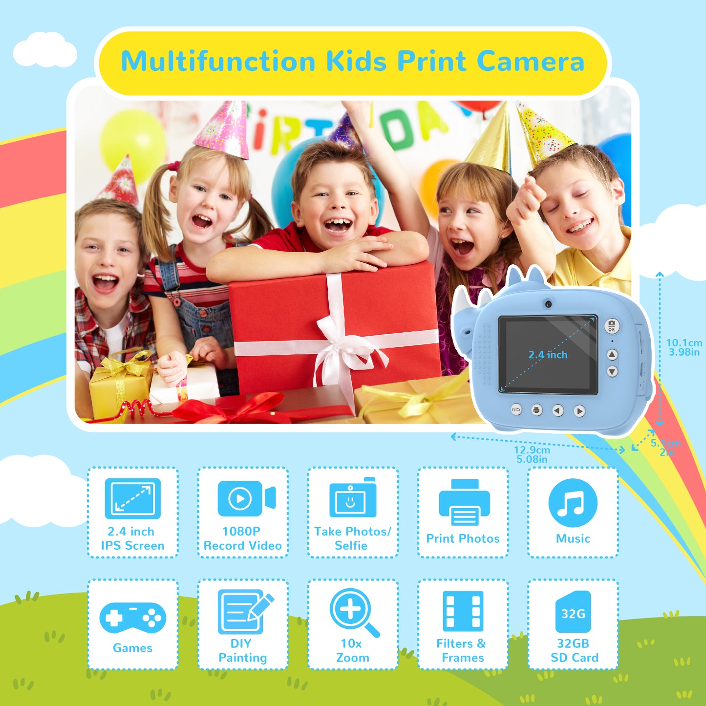 Kids Instant Camera -Rhino
