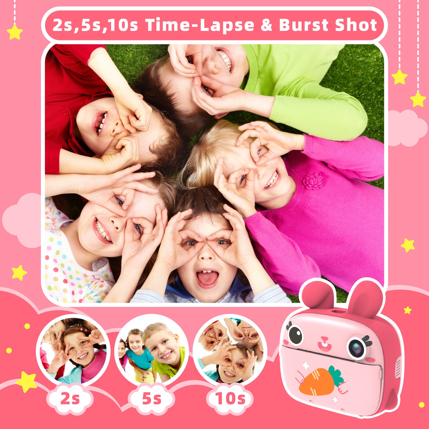 Kids Instant Camera - Rabbit