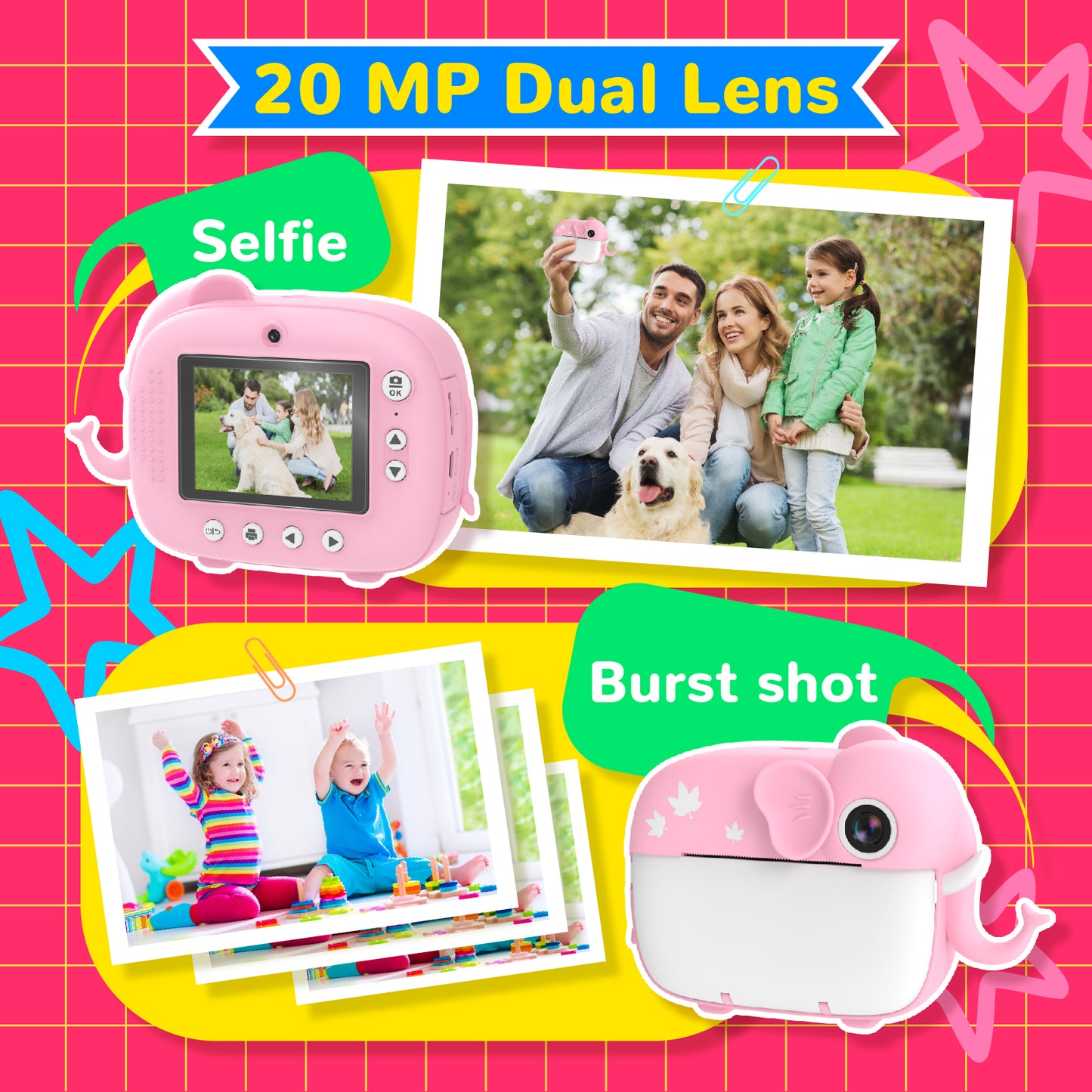 Kids Instant Camera - Elephant