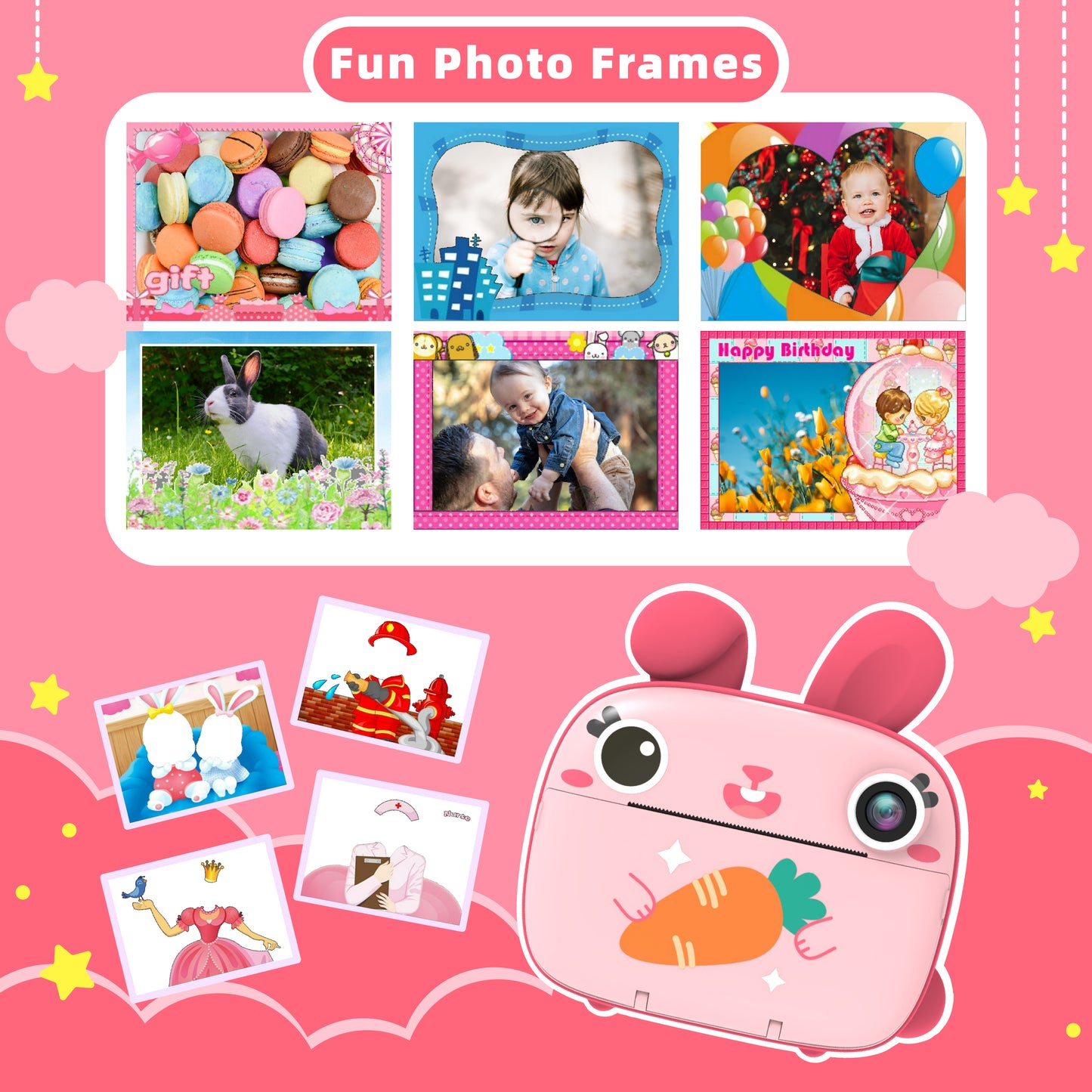 Kids Instant Camera - Rabbit