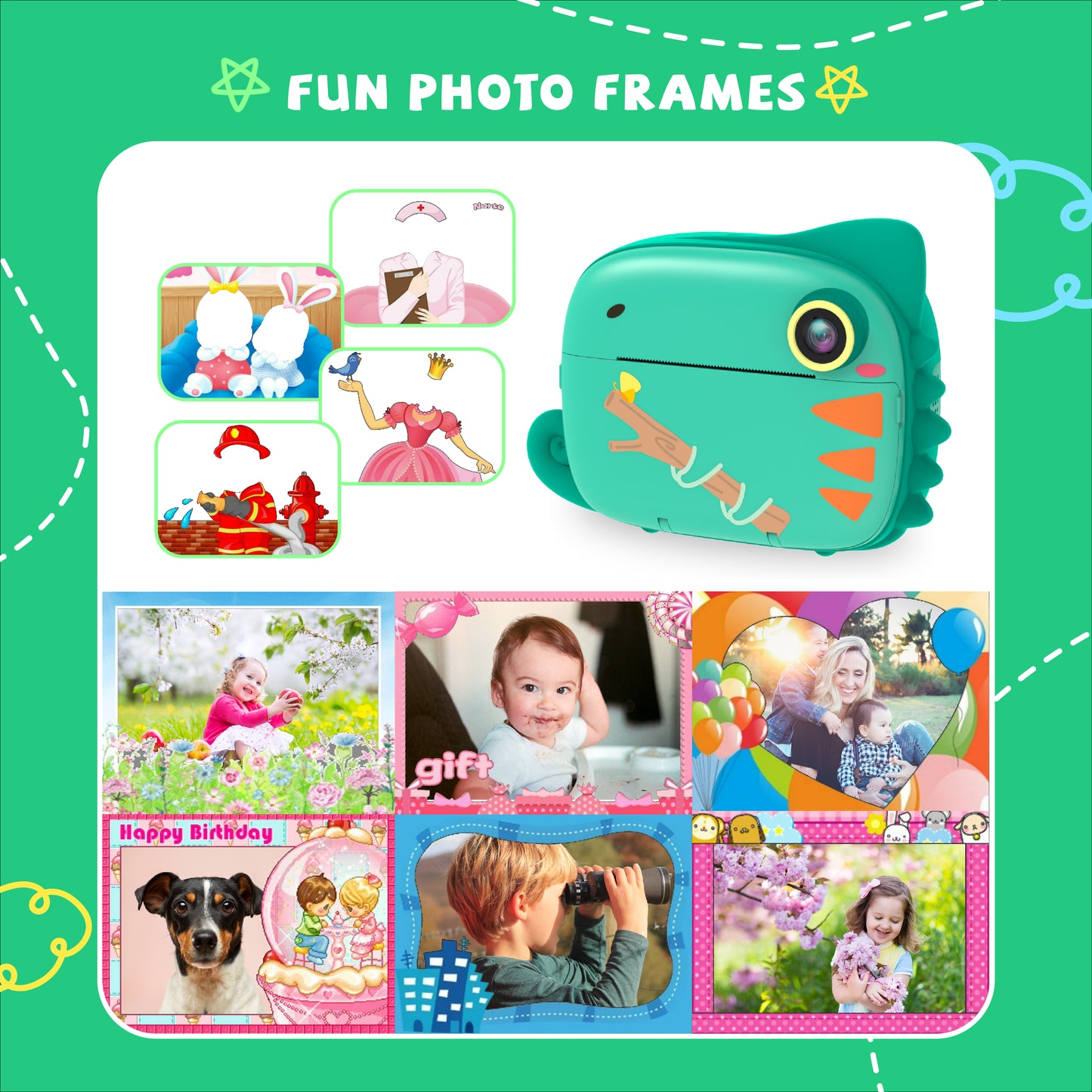 Kids Instant Camera - Chameleon