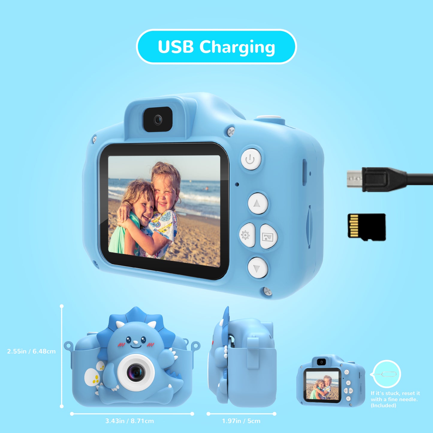 Kids Digital Camera - Dinosaur