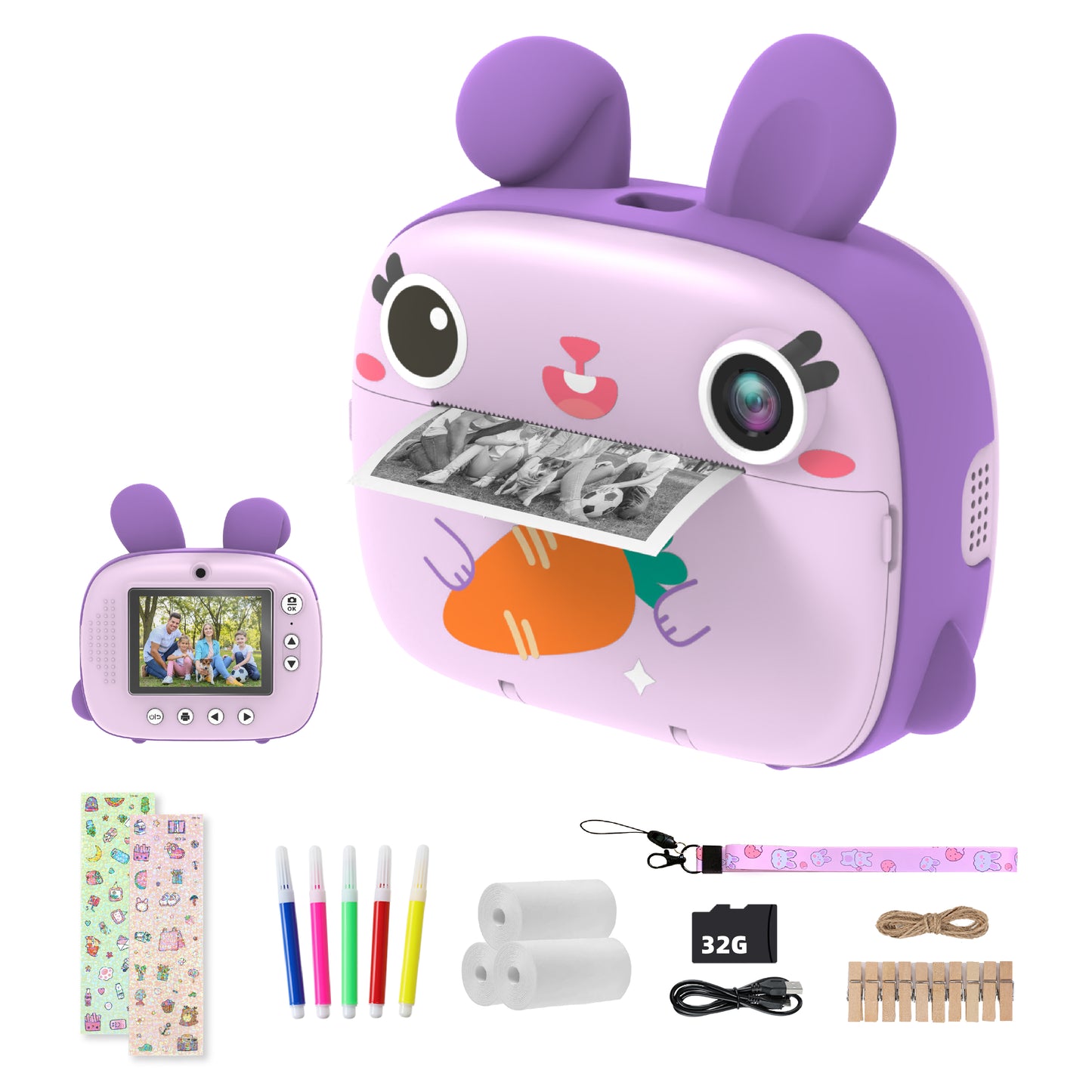 Kids Instant Camera - Rabbit