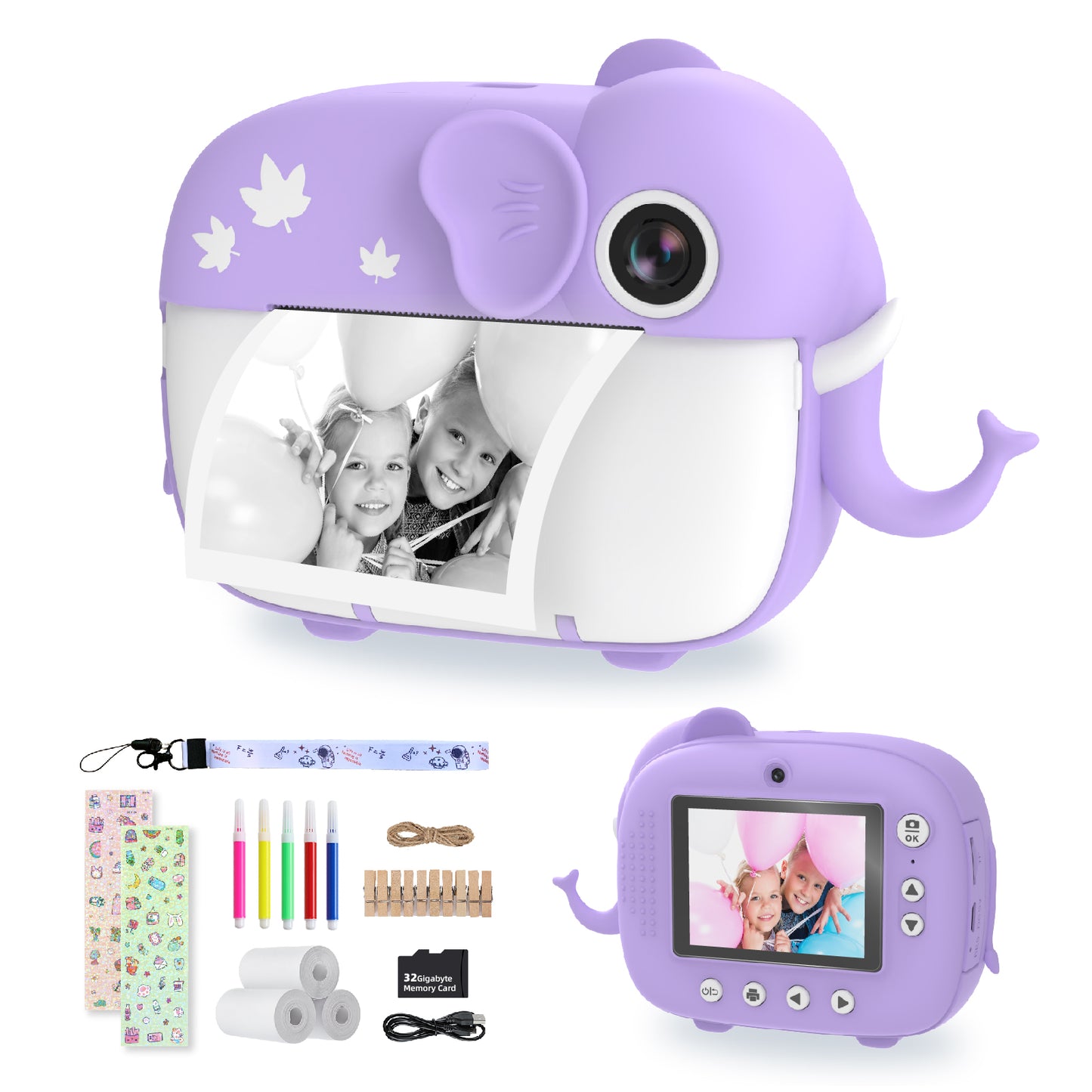 Kids Instant Camera - Elephant