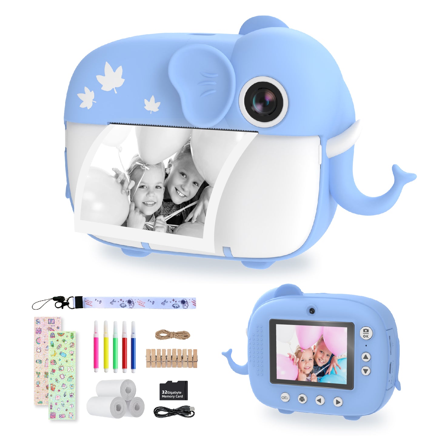 Kids Instant Camera - Elephant