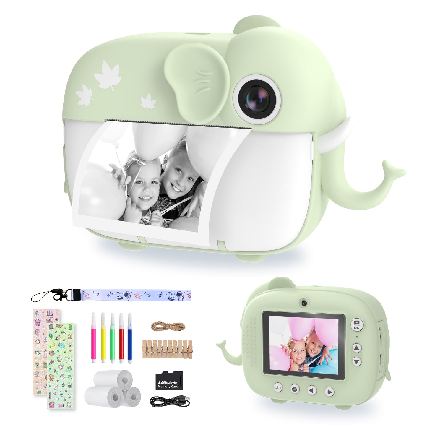 Kids Instant Camera - Elephant