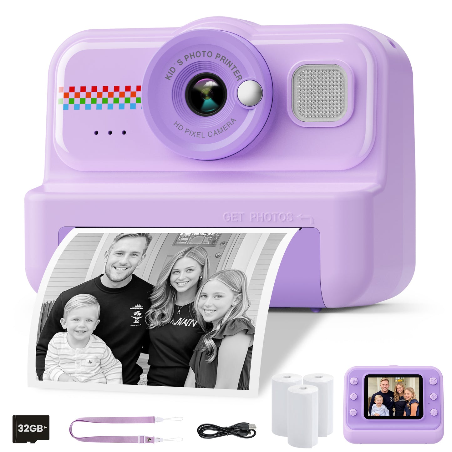 Kids Instant Camera-U8