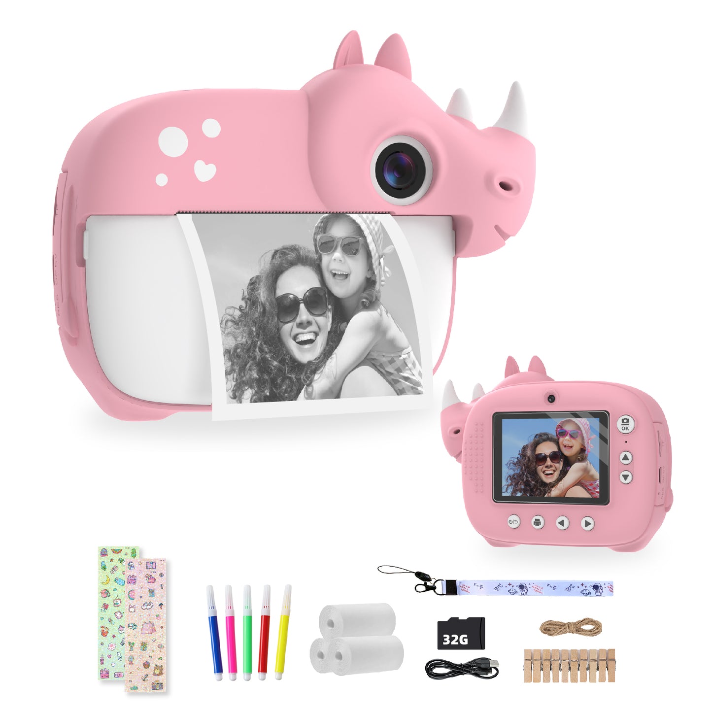 Kids Instant Camera -Rhino