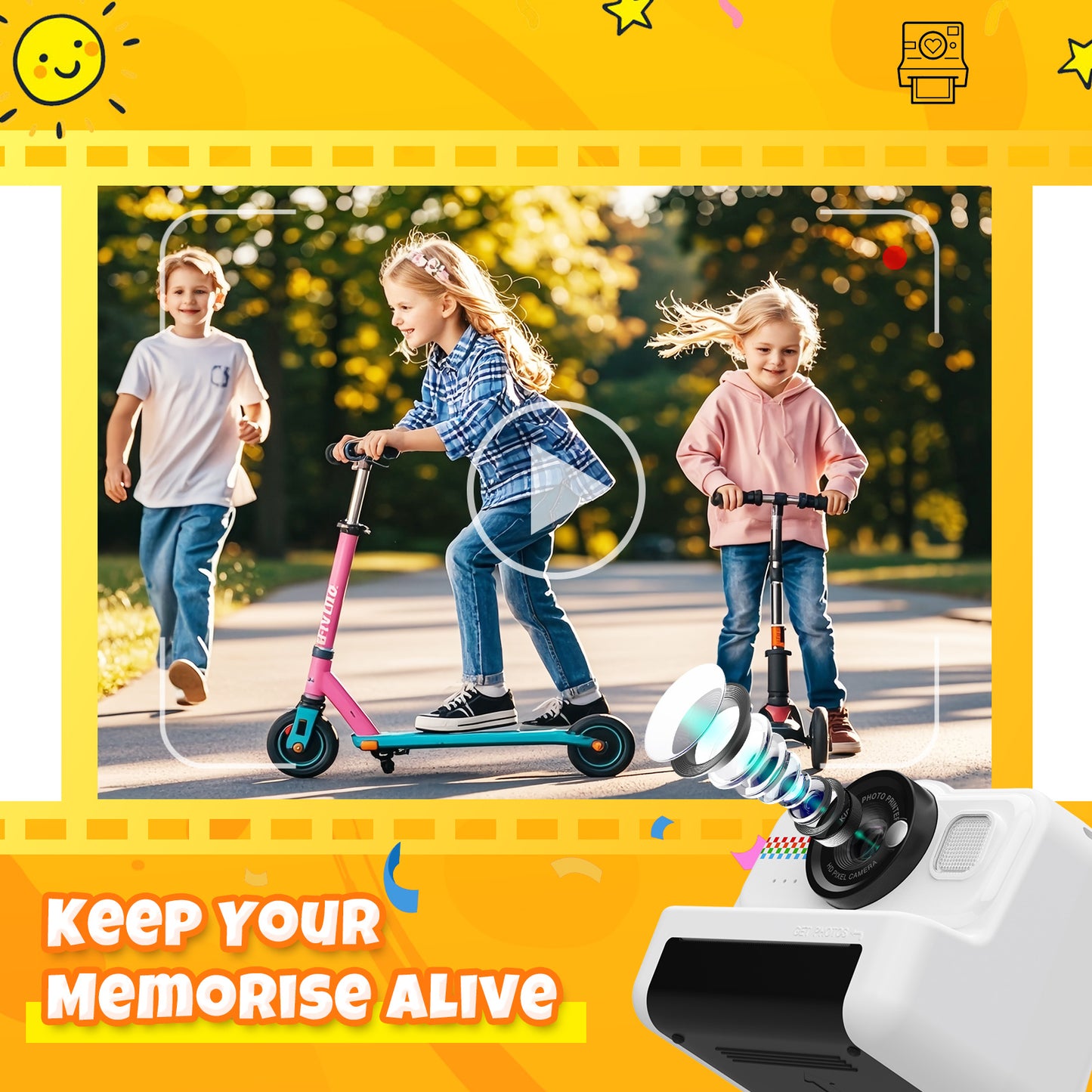 Kids Instant Camera-U8