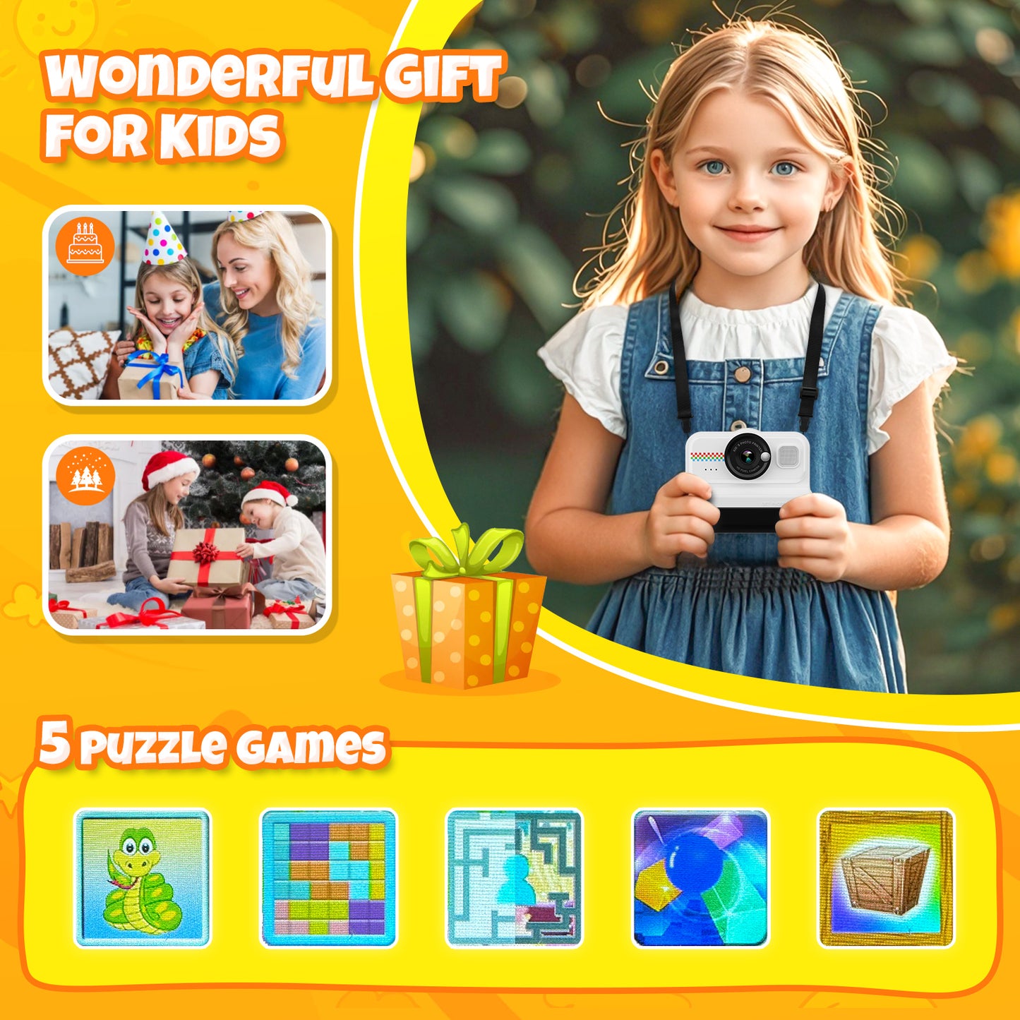 Kids Instant Camera-U8
